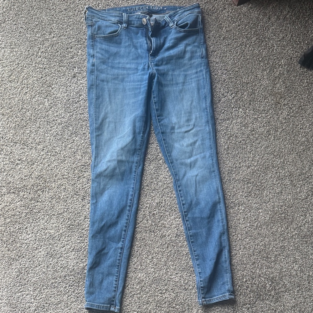 American Eagle Outfitters next level stretch Skinny Jeans size 10Long